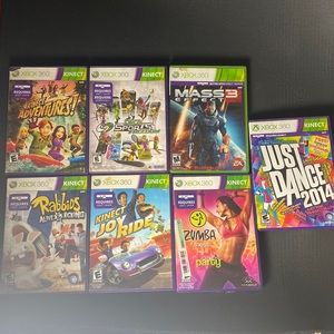 Lot of Xbox 360 Kinect games